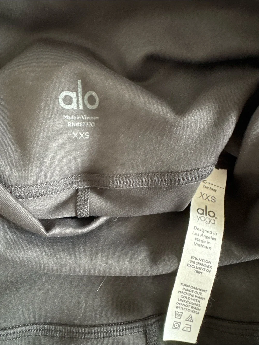 Alosoft High-Waist 7/8 Highlight Legging sz XXS